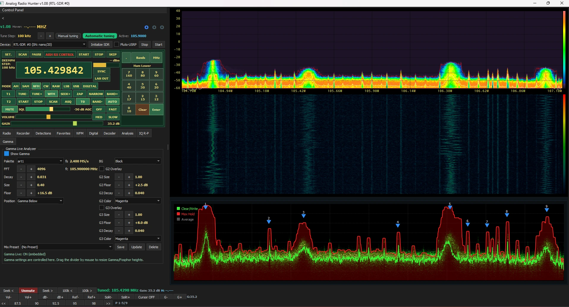 Analog Radio Hunter v1.09 preview 3