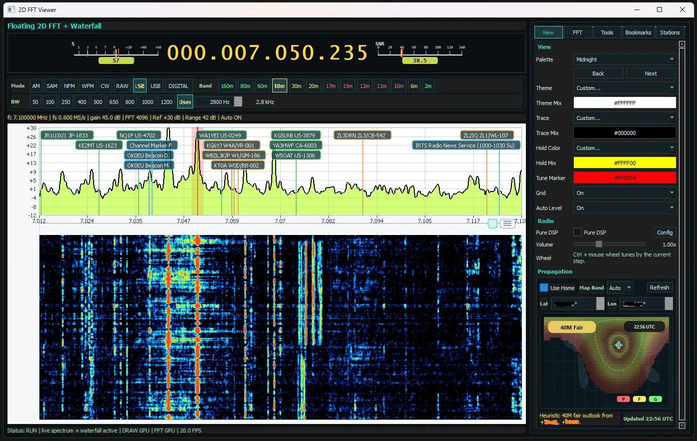 Khanfar RSA SWL and HF monitoring view